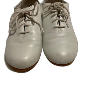 White Lace-Up Character Dance Shoes